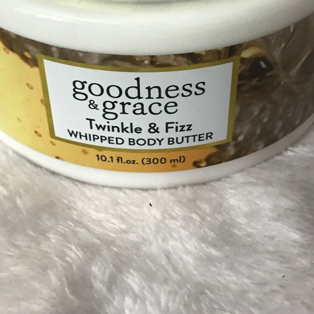 Goodness & Grace Twinkle & Fizz Body Butter 10.1 oz (300 ml) Open/ Never Worn